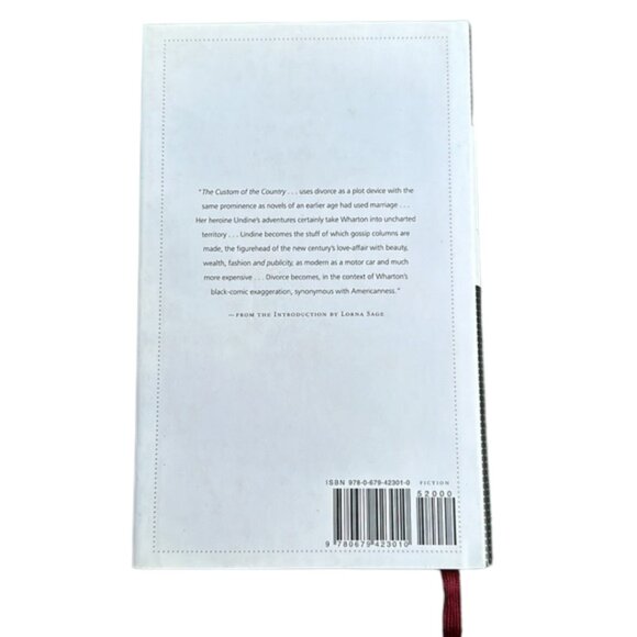 The Custom of the Country by Edith Wharton Hardcover 1994 - Picture 3 of 4